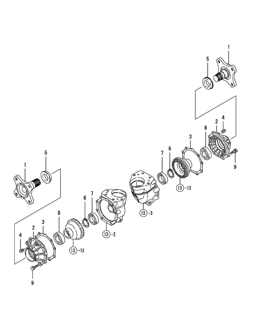 Front Spindle Diagram and Parts List for SX3100 54ALB4S727-54ALB4SW727-54ALB4SX727-54ALB4SY727-54ALB4SZ727-54AMB4S727-54AMB4SW727-54AMB4SX727-54AMB4SY727-54AMB4SZ727 Cub Cadet Lawn Tractor